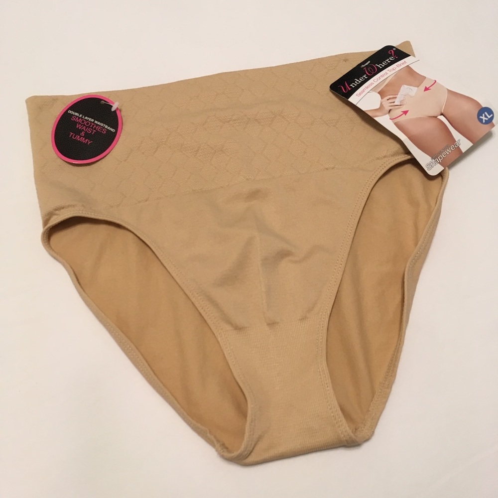 NWT Under Where? Nude Seamless Control Shapewear